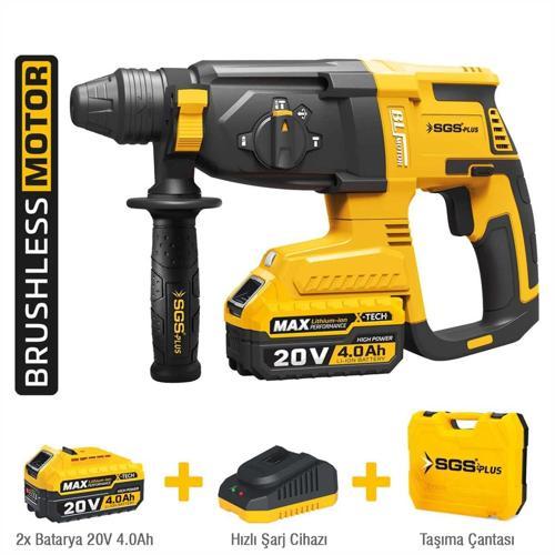 AKÜLÜ ELEKTRO PNÖMATİK KIRICI DELİCİ SETİ 20V 2*4.0Ah (KÖMÜRSÜZ MOTOR)
