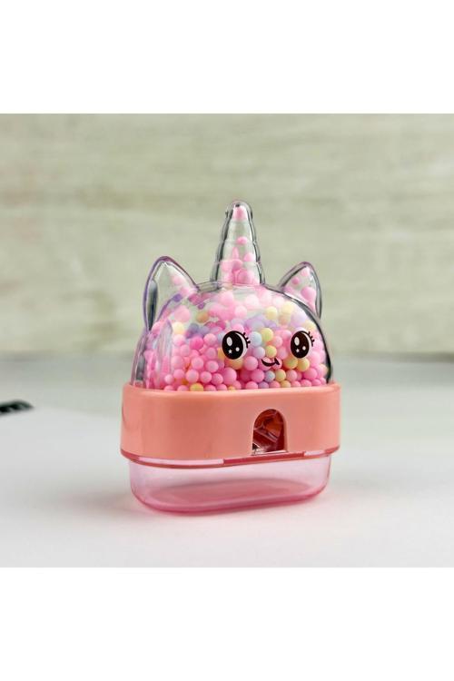 Sevimli Unicorn Boncuklu Mikro Kırtasiye Hazneli Kalemtıraş – Okul Ve Kırtasiye Alışverişi