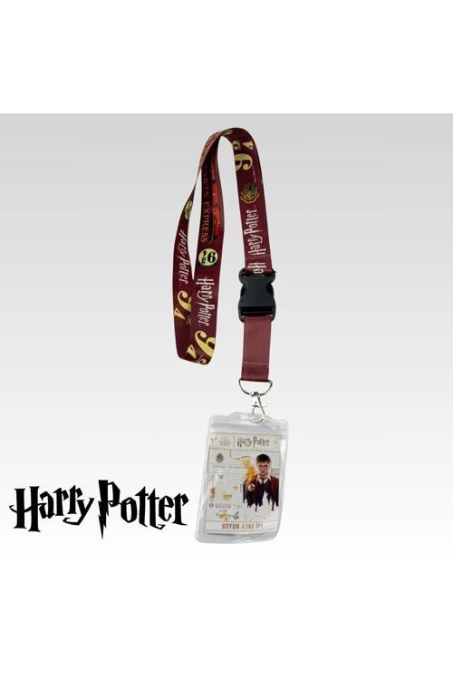 Harry Potter Hogwarts Express 9¾ Lisanslı Boyun Askı İpi, Hogwarts Lanyard Seti,