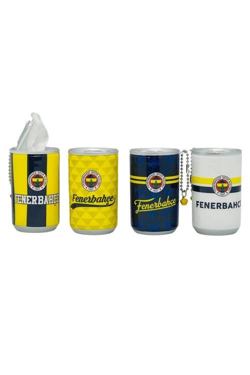 Fenerbahçe Lisanslı Kutu Islak Mendil, Sarı Lacivert Taraftar Ürünü 1907 Logolu, Kapaklı, Taşınabili