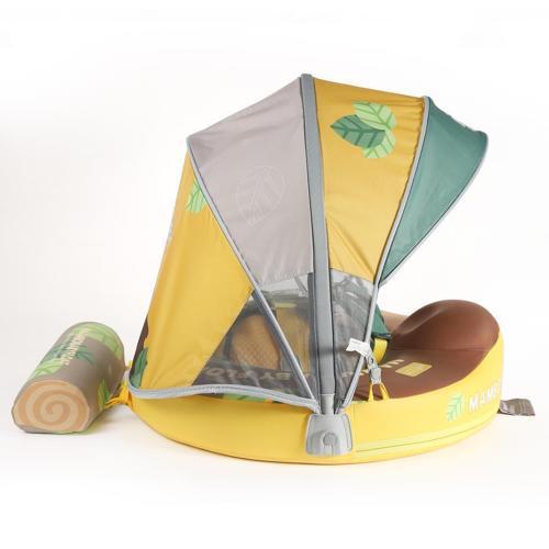 Yüzme Simidi - Tembel Hayvan, Emniyetli, Gölgelikli ve Ayak Destekli