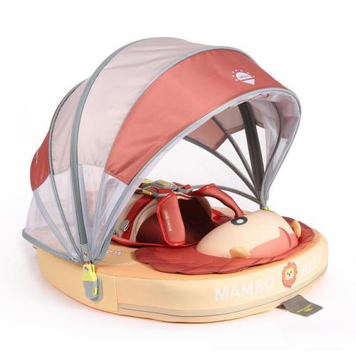 Yüzme Simidi - Aslan, Emniyetli, Gölgelikli ve Ayak Destekli