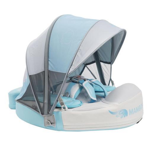 Yüzme Simidi - Blue Angel, Emniyetli, Gölgelikli ve Ayak Destekli