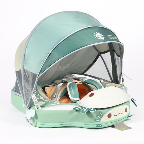 Yüzme Simidi - Axolotl, Emniyetli, Gölgelikli ve Ayak Destekli