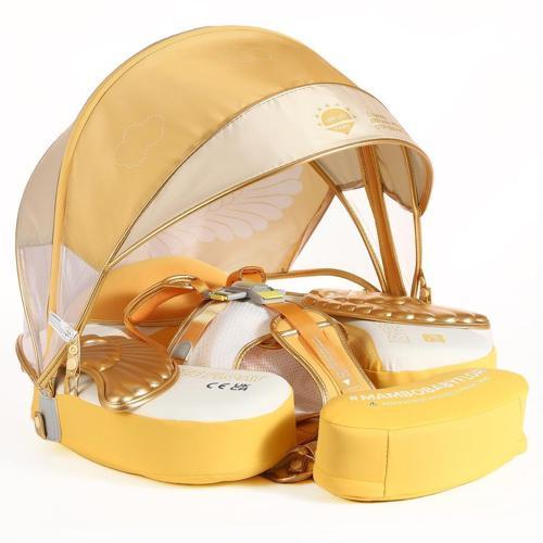 Yüzme Simidi - Gold Angel, Emniyetli, Gölgelikli ve Ayak Destekli