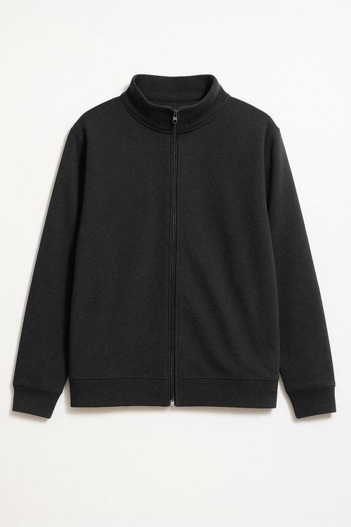 Kadın Fermuarlı İçi Polarlı Sweatshirt