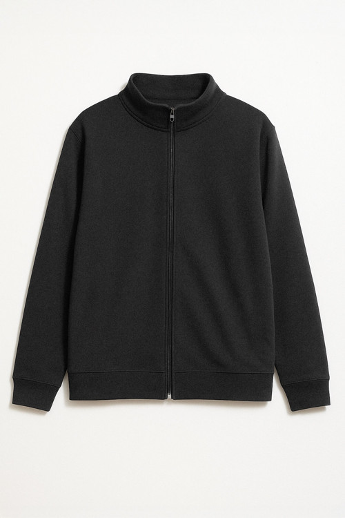 Kadın Fermuarlı İçi Polarlı Sweatshirt