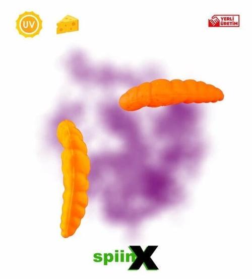 SPIINX PUPA SİLİKON YEM 35MM 12Lİ PEYNİR AROMALI UV Lİ RENK: HOT ORANGE
