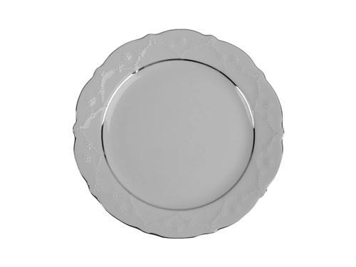 Porland Queen Platin Düz Tabak 21cm