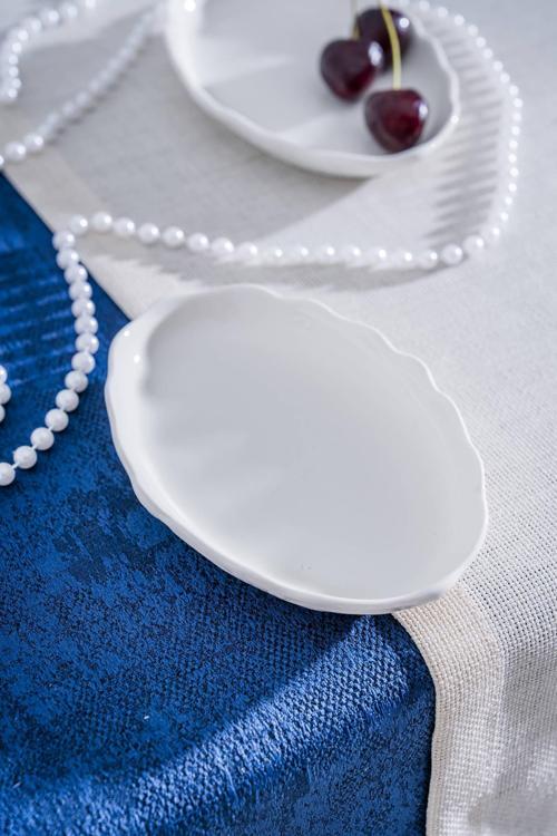King Oval Kayık Tabak - 15 cm