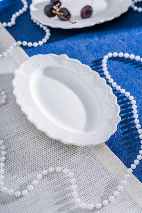 King Oval Kayık Tabak - 20 cm