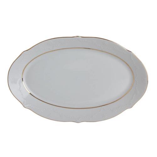 Porland Queen Altın Yaldız Kayık Tabak 30cm