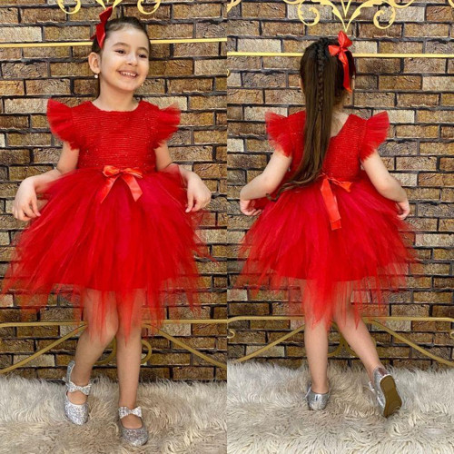 SİMLİ TÜTÜLÜ KIZ ÇOCUK ABİYE