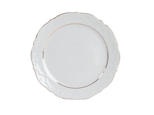 Porland Queen Altın Yaldız Düz Tabak 25cm