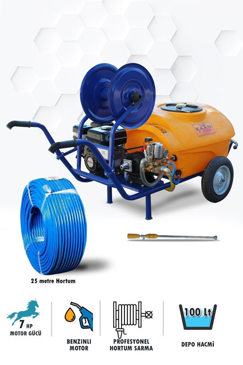 100 Litre Benzinli İlaçlama Makinesi