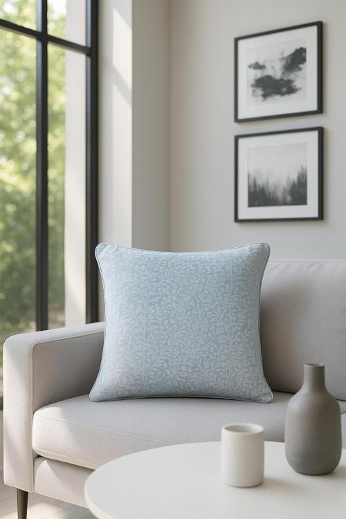 Jakar Kırlent Kılıfı Gri Krem 43x43