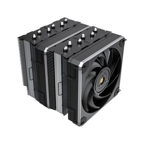 Metal DT24 Taban, Yüksek Performanslı Çift Kule CPU Soğutucu, 2X Metal 120 PWM Fanlı, 270W T