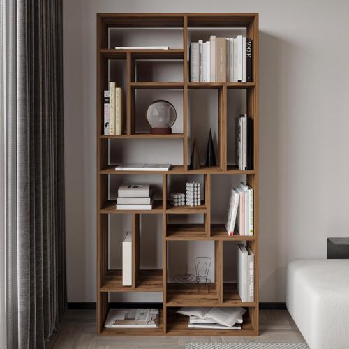 Nicola Kitaplık – 18 Raflı, Modern Kütüphane