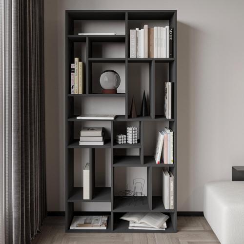 Nicola Kitaplık – 18 Raflı, Modern Kütüphane