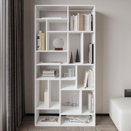 Nicola Kitaplık – 18 Raflı, Modern Kütüphane