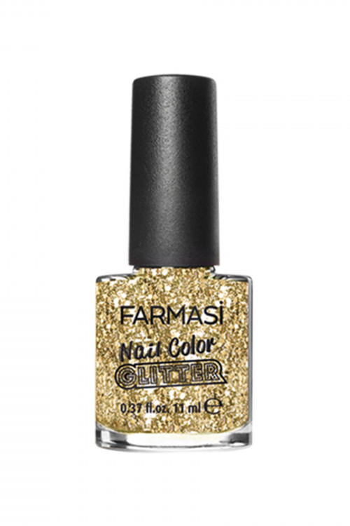 Simli Oje - Glitter Oje Golden Rain 02 11ml 8690131770327