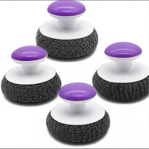 Efe Mark Powtel Paslanmaz Krom Saplı Bulaşık Teli 4'lü Eko Set