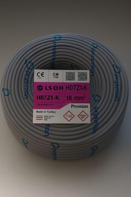 Prysmian 1X16 Mm2 H07Z1-K Nyaf Kablo (Gri) 100M