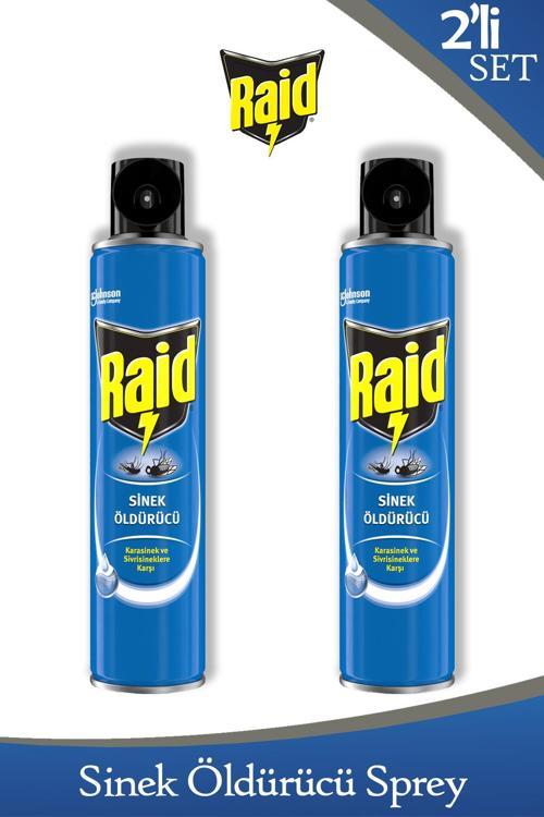 Sivrisinek ve Karasineklere Karşı Sinek Öldürücü Sprey 300 Ml x 2 Adet