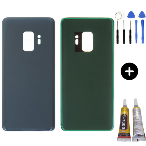 Samsung S9 SM-G960 Uyumlu Arka Pil Kapağı Gri + Montaj Seti
