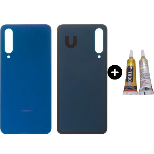 Xiaomi Mi 9 Se Uyumlu Arka Pil Kapağı Mavi + B7000