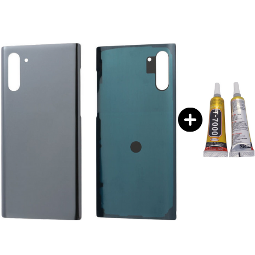 Samsung Galaxy Note 10 SM-N970 Uyumlu Arka Pil Kapağı Siyah + B7000