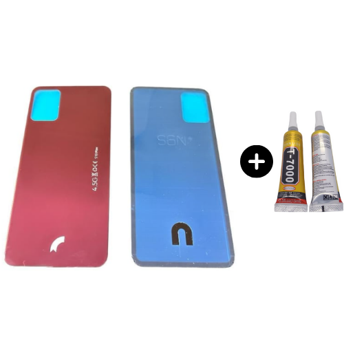 Reeder S19 Max Uyumlu Arka Pil Kapağı Kırmızı + B7000