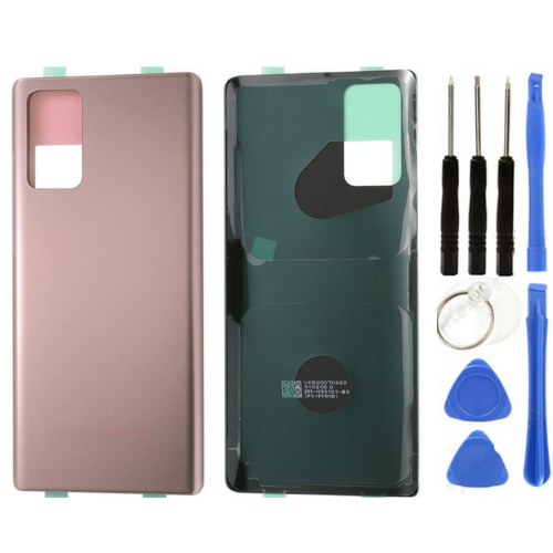 Samsung Galaxy Note 20 SM-N980 Uyumlu Arka Pil Kapağı Bronz + Tamir Seti