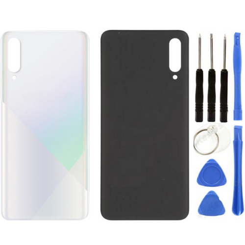 Samsung A30S SM-A307 Uyumlu Arka Pil Kapağı Beyaz + Tamir Seti