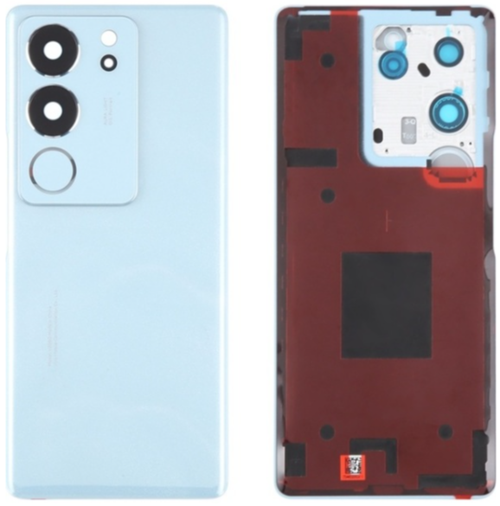 Vivo V29 Uyumlu Arka Pil Kapağı Mavi