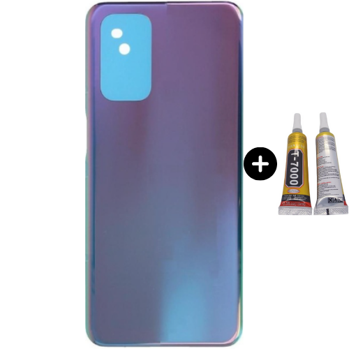 Oppo A54 Uyumlu Arka Pil Kapağı Mavi + B7000