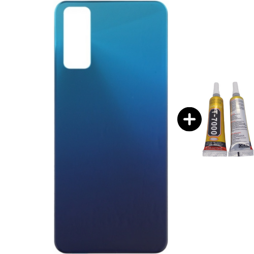 Vivo Y20İ Uyumlu Arka Pil Kapağı Mavi + B7000