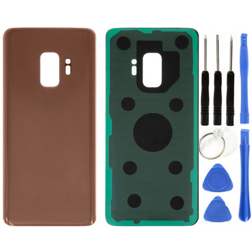 Samsung S9 SM-G960 Uyumlu Arka Pil Kapağı Gold + Tamir Seti