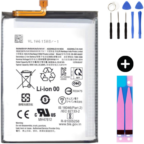 Samsung Galaxy M34 5G M346 Uyumlu A Kalite Batarya Pil + Montaj Seti