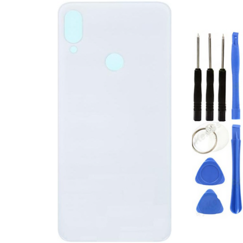 Redmi Note 7 Pro Uyumlu  Arka Pil Kapağı Beyaz + Tamir Seti