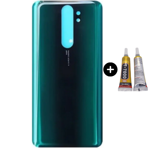 Redmi Note 8 Pro Uyumlu Arka Pil Kapağı Yeşil + B7000