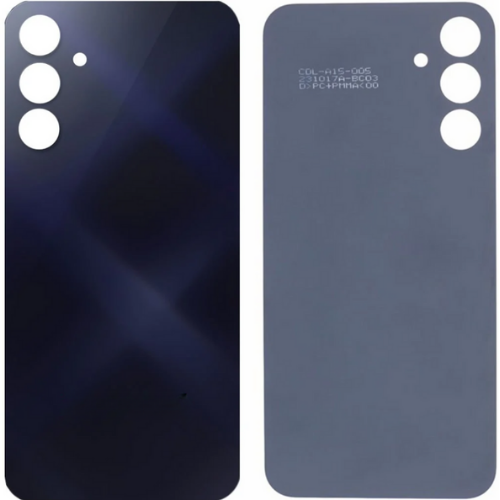 Samsung A15 SM-A155F Uyumlu Arka Pil Kapağı Siyah