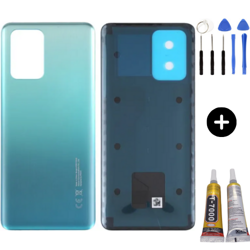 Xiaomi Poco Pocophone X3 GT Uyumlu Arka Pil Kapağı Yeşil + Montaj Seti