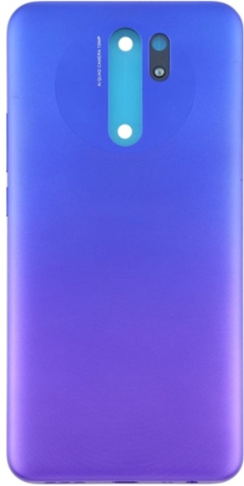 Redmi 9 Uyumlu Full Kasa Arka Pil Kapağı Mavi