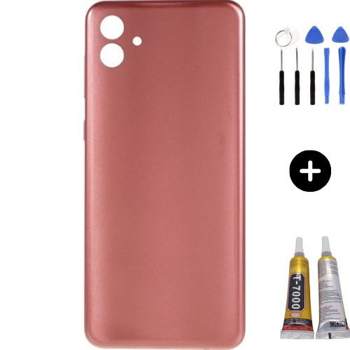 Samsung A04 SM-A045F Uyumlu Arka Pil Kapağı Gold + Montaj Seti