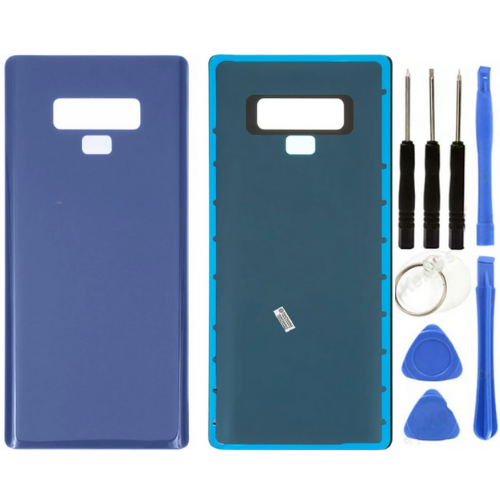 Samsung Galaxy Note 9 SM-N960 Uyumlu Arka Pil Kapağı Mavi + Tamir Seti