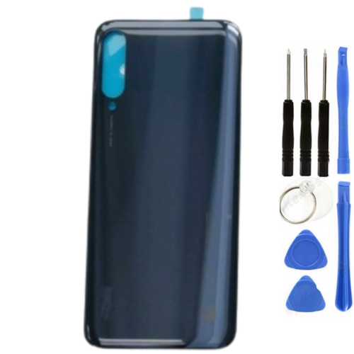 Xiaomi Mi A3 Uyumlu Arka Pil Kapağı Siyah + Tamir Seti