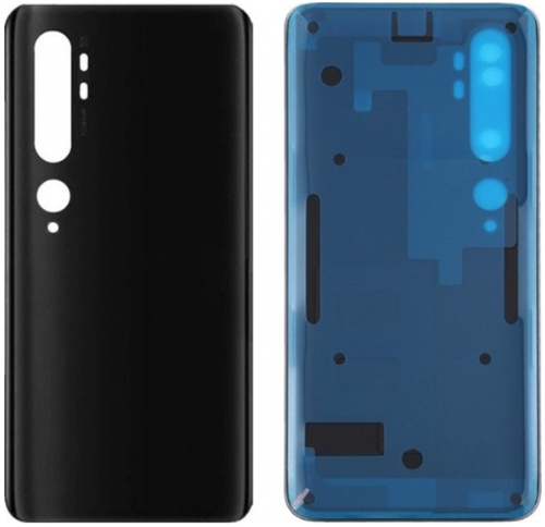 Xiaomi Mi Note 10 Uyumlu Arka Pil Kapağı Siyah 