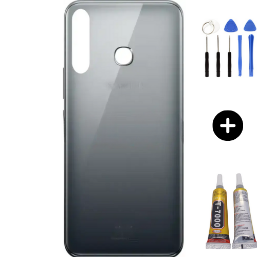 İnfinix Hot 8 Uyumlu Full Kasa Arka Kapak Beyaz + Montaj Seti