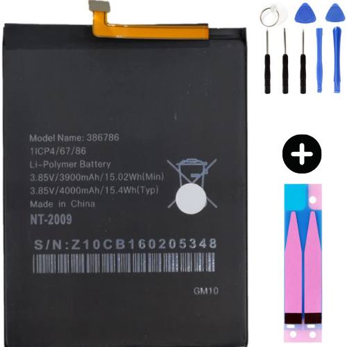 General Mobile GM 10 Uyumlu Güçlendirilmiş İthal Pil + Montaj Seti